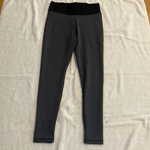Polyester new tags leggings gray & black women pre-owned